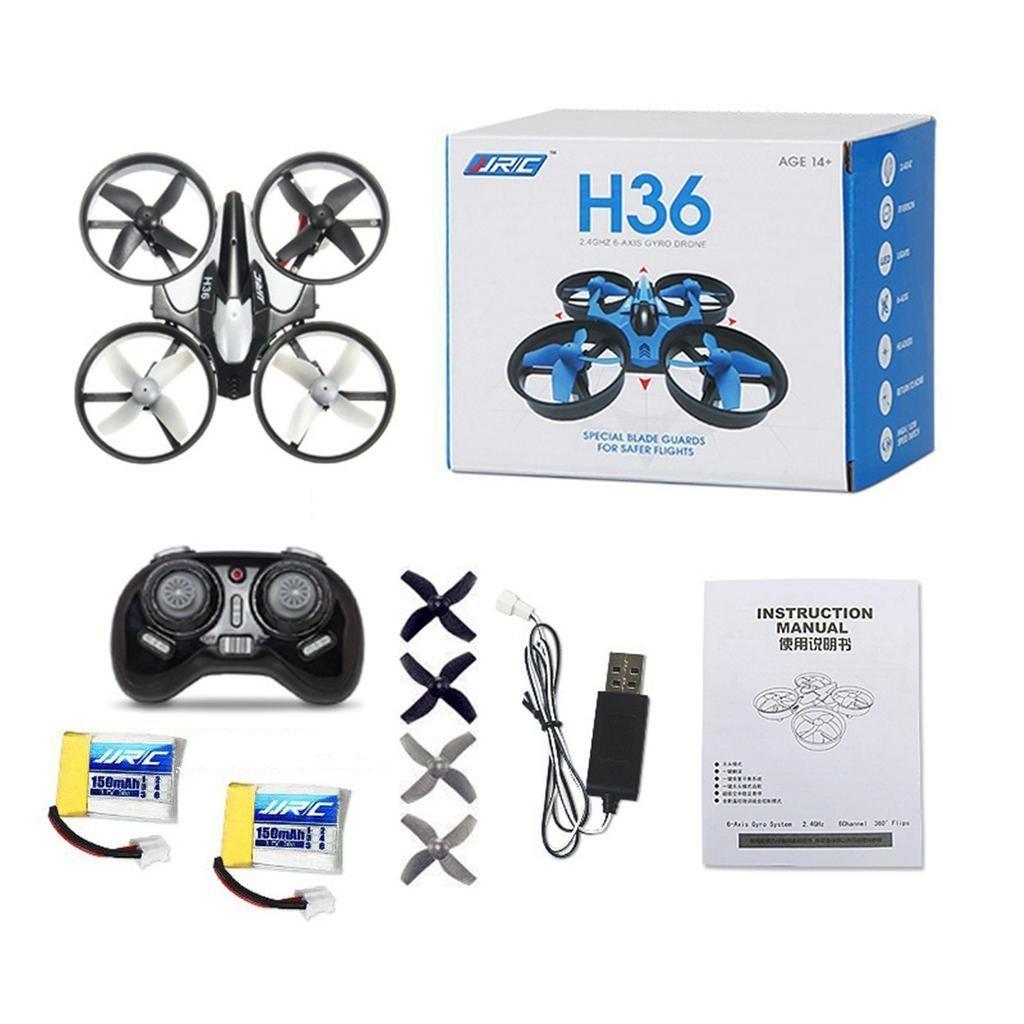 Dron JJRC H36 2.4GHz Gyro RC Quadcopter 2 BATERIAS-6