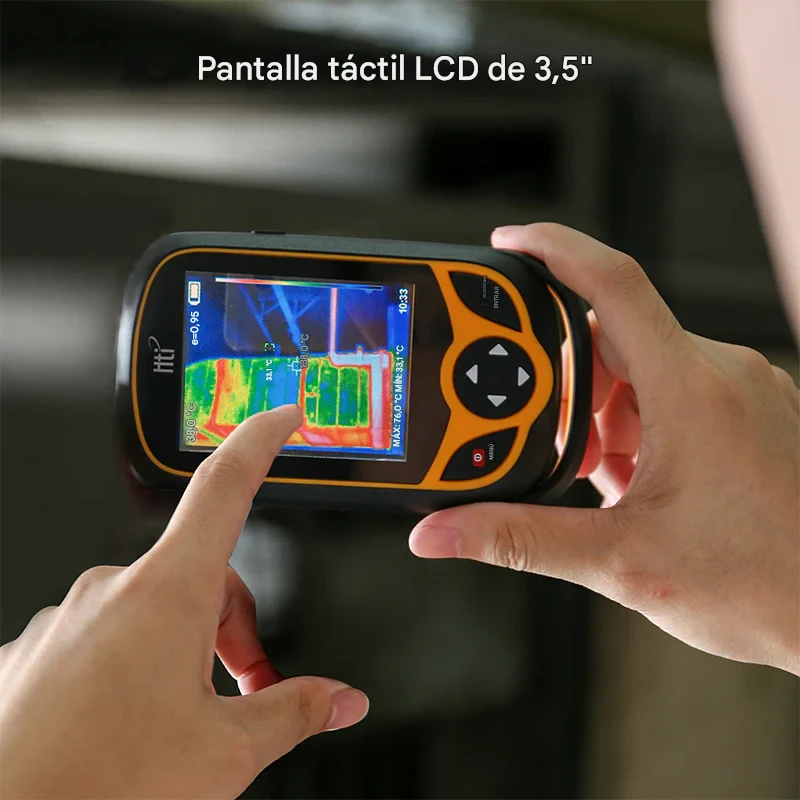 Cámara de imágenes térmicas 256×192 recargable HTI HT-A2+ Cámara Termográfica-4