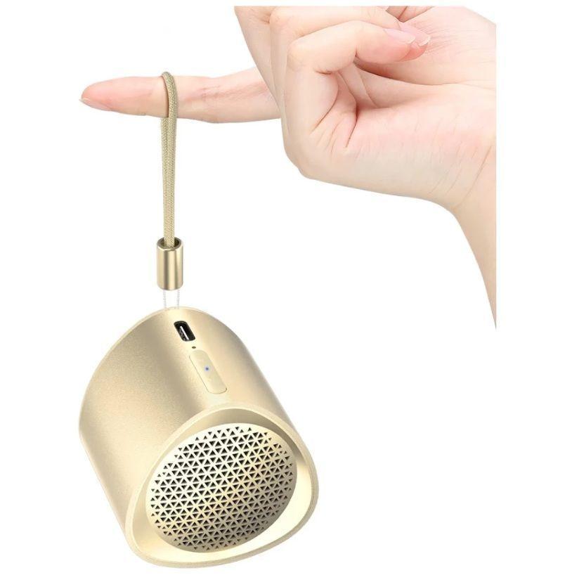 Set 2 Altavoz Bluetooth portátil recargable metálico 5 W IPX7 Tronsmart Nimo-4