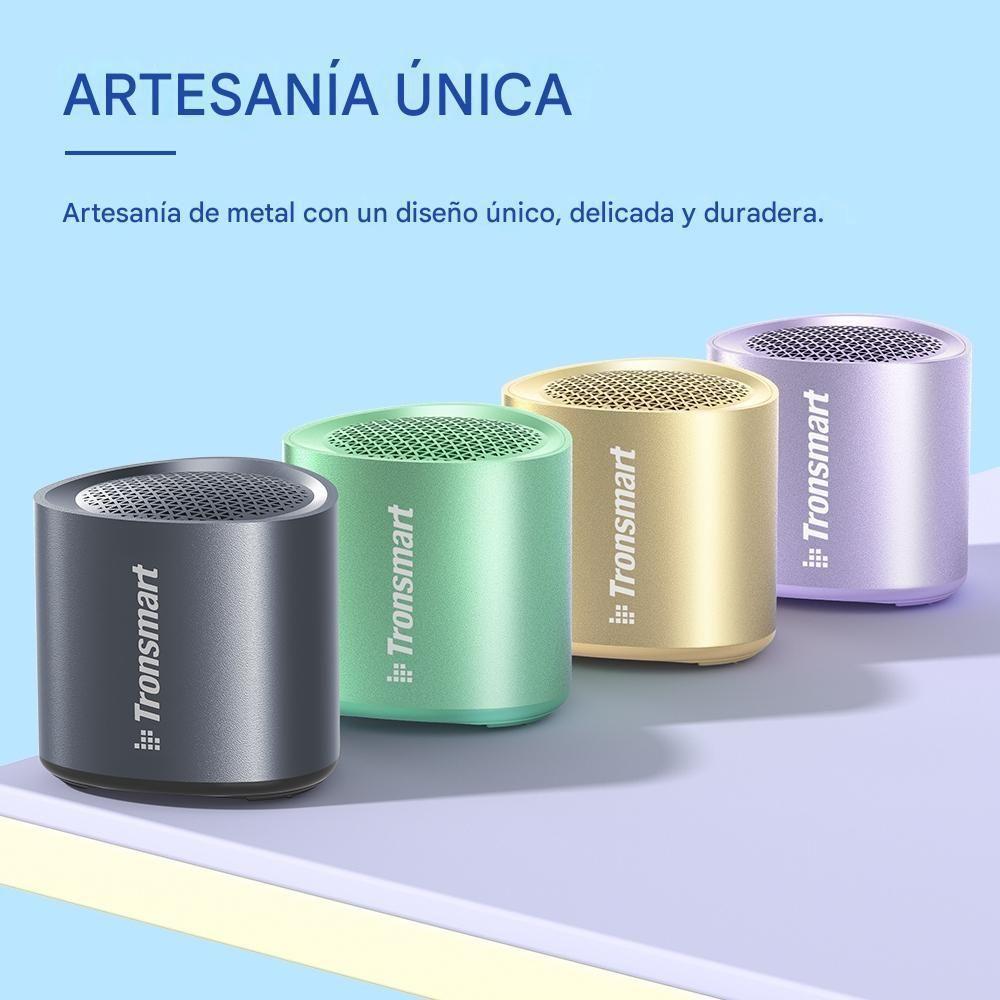 Set 2 Altavoz Bluetooth portátil recargable metálico 5 W IPX7 Tronsmart Nimo-5