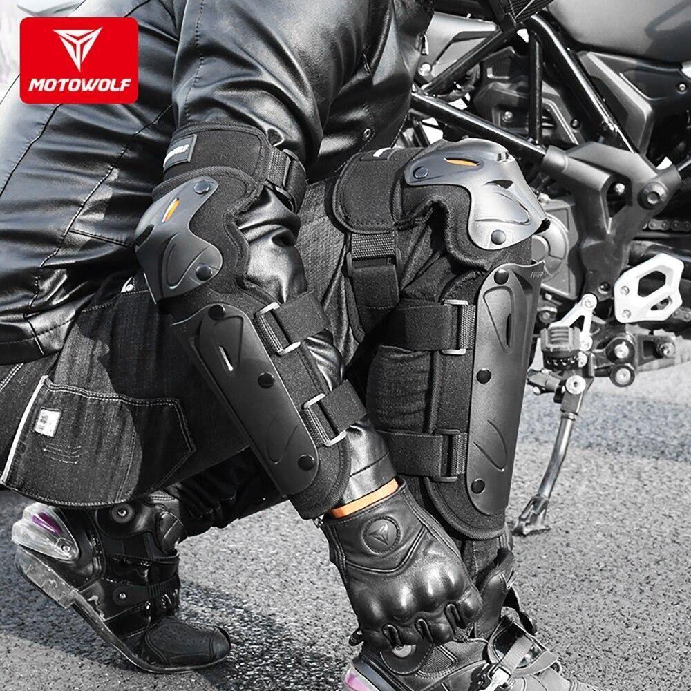 Rodilleras y Coderas largas motociclismo Motowolf 1010-5