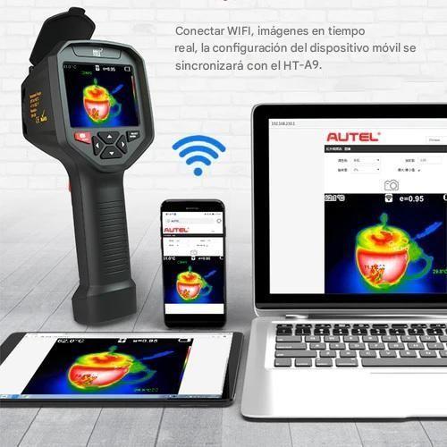 Camara Termografica Profesional Recagarble Hti HT-A10 256X192 con Estuche-6