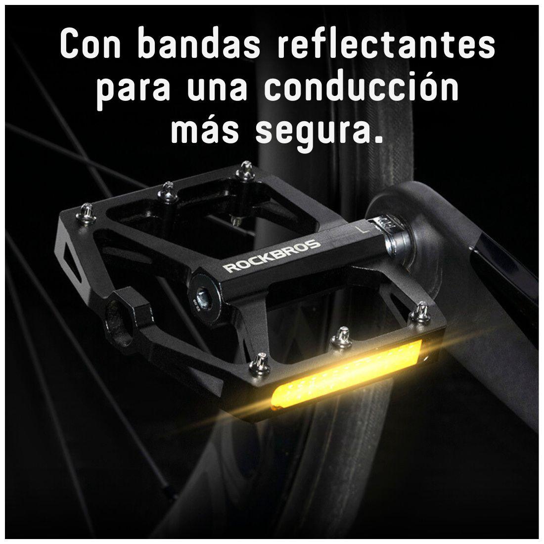 Pedales de bicicleta aluminio rockbros K371 - gris-7