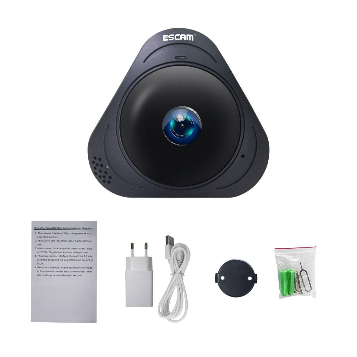 Escam Q8 Camara Ip wifi panoramica 360-3
