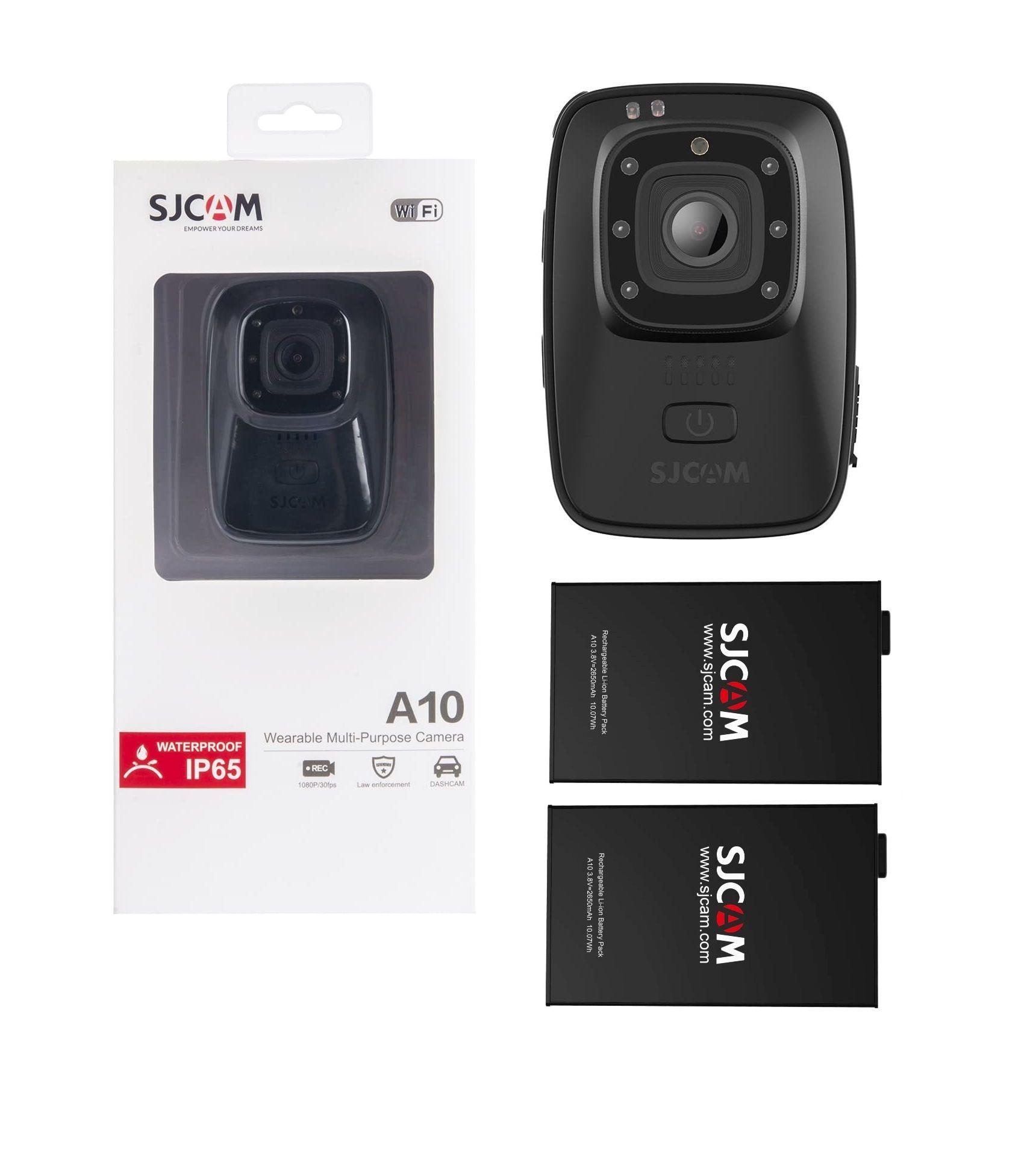 Cámara portátil de cuerpo SJCAM A10 2650 mAh visión Nocturna con 2 baterias-8