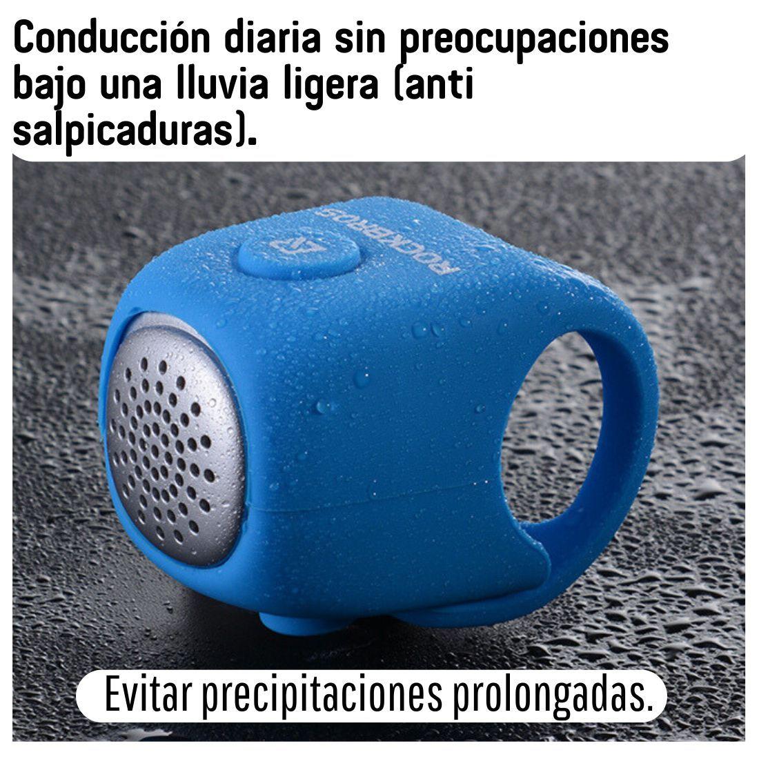 Timbre Bocina electrónica para bicicleta Rockbros CB170 - azul-4