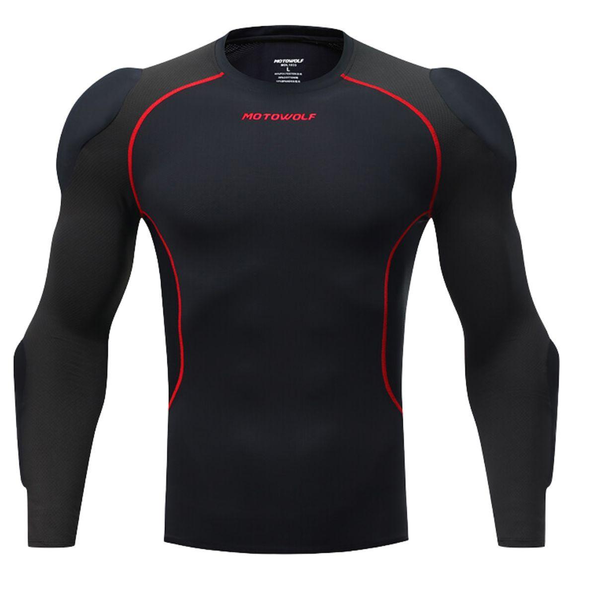 Chaqueta Ajustada Armadura para motociclismo Motowolf 1035-R-0