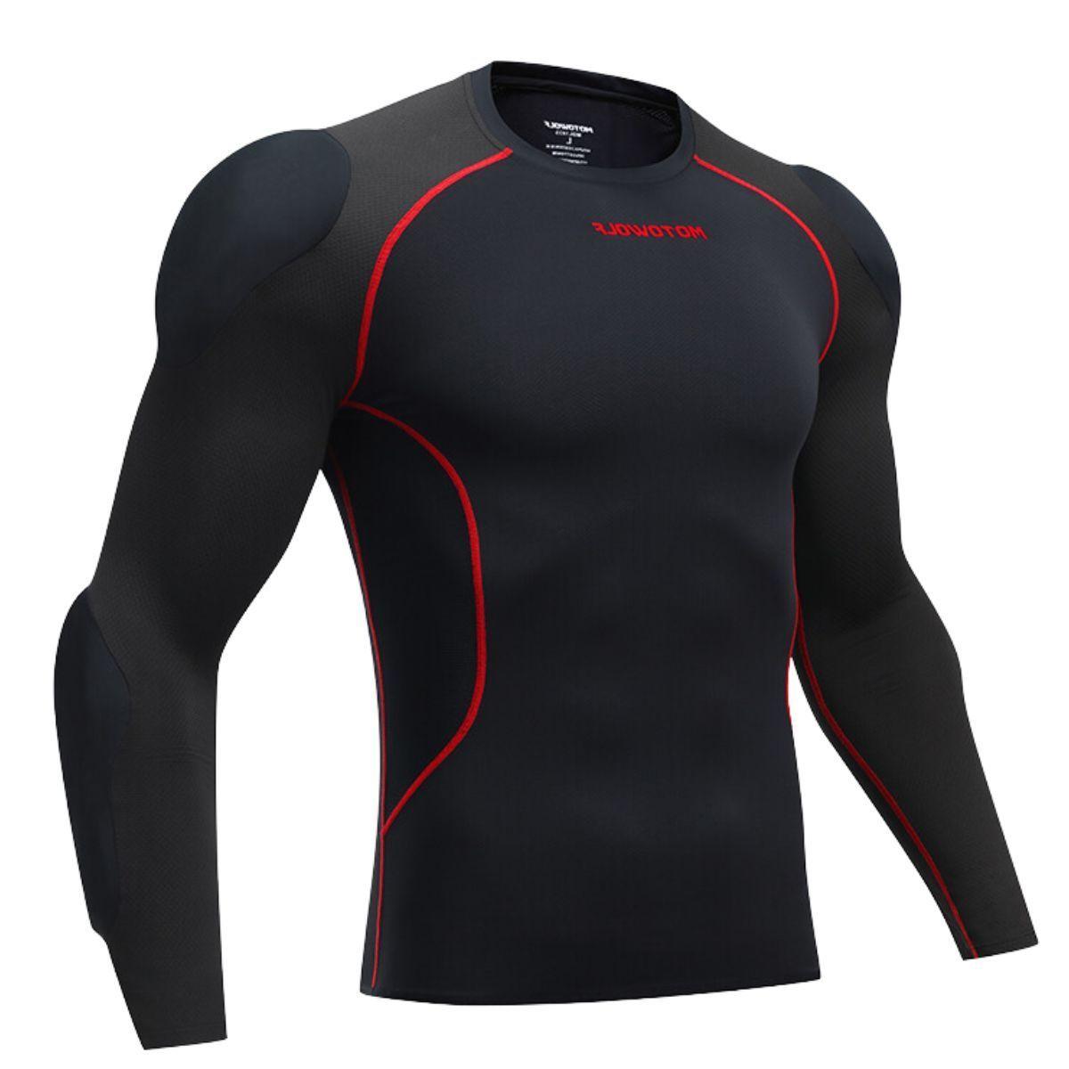 Chaqueta Ajustada Armadura para motociclismo Motowolf 1035-R-3