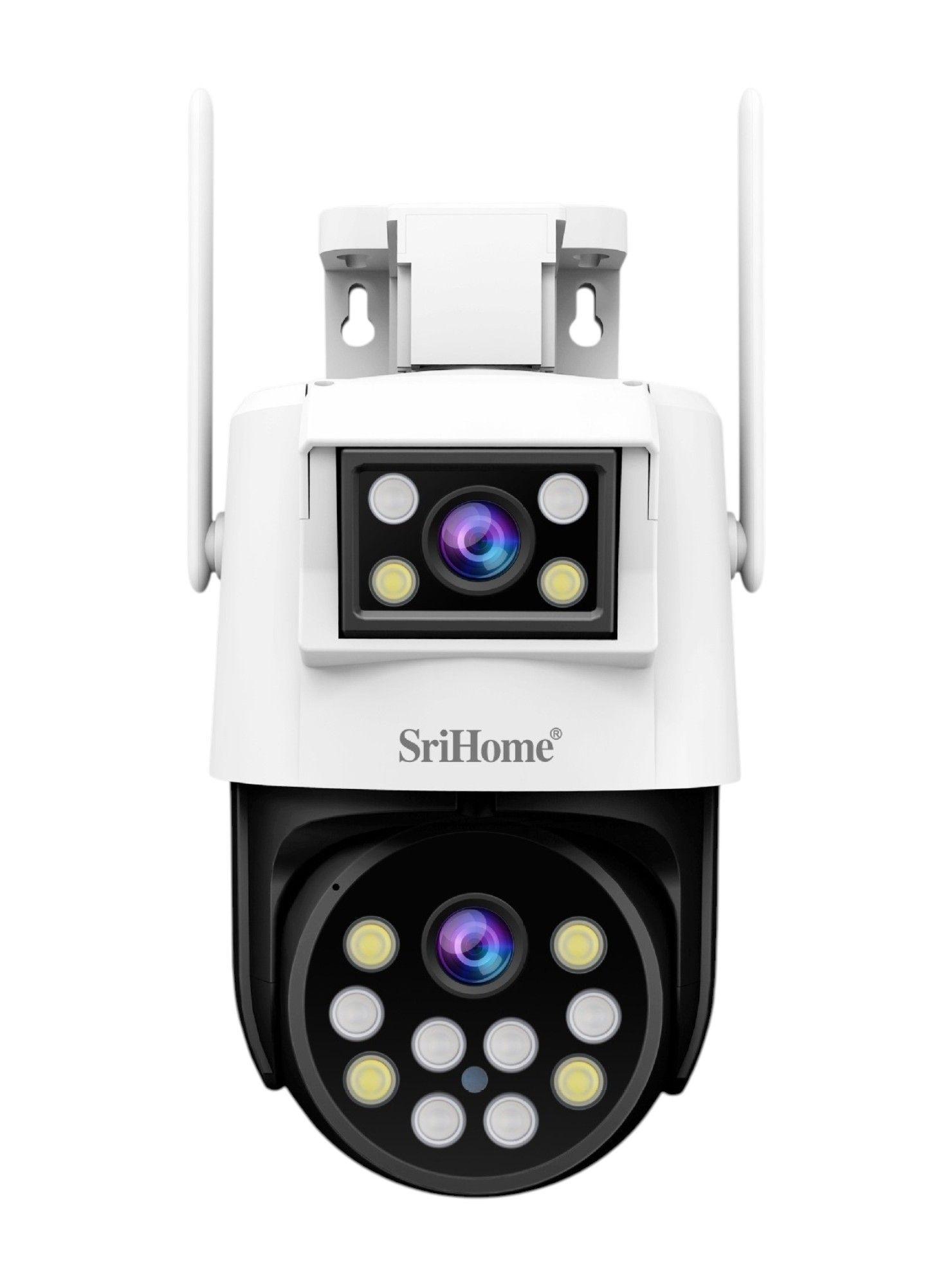 Cámara PTZ WiFi SriHome SH048 4MP Doble Lente 5G-2