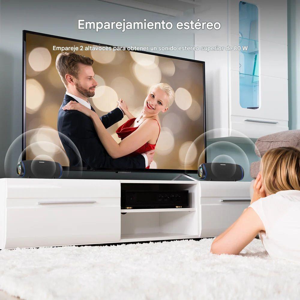 Parlante de exterior Bluetooth 40 W IPX6 Sounarc R1-5