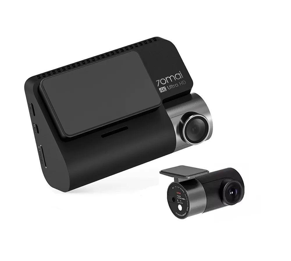 Set Doble Cámara para vehículo 4k HDR, GPS, ADAS, WIFI Visión Nocturna 70mai A810-2-3