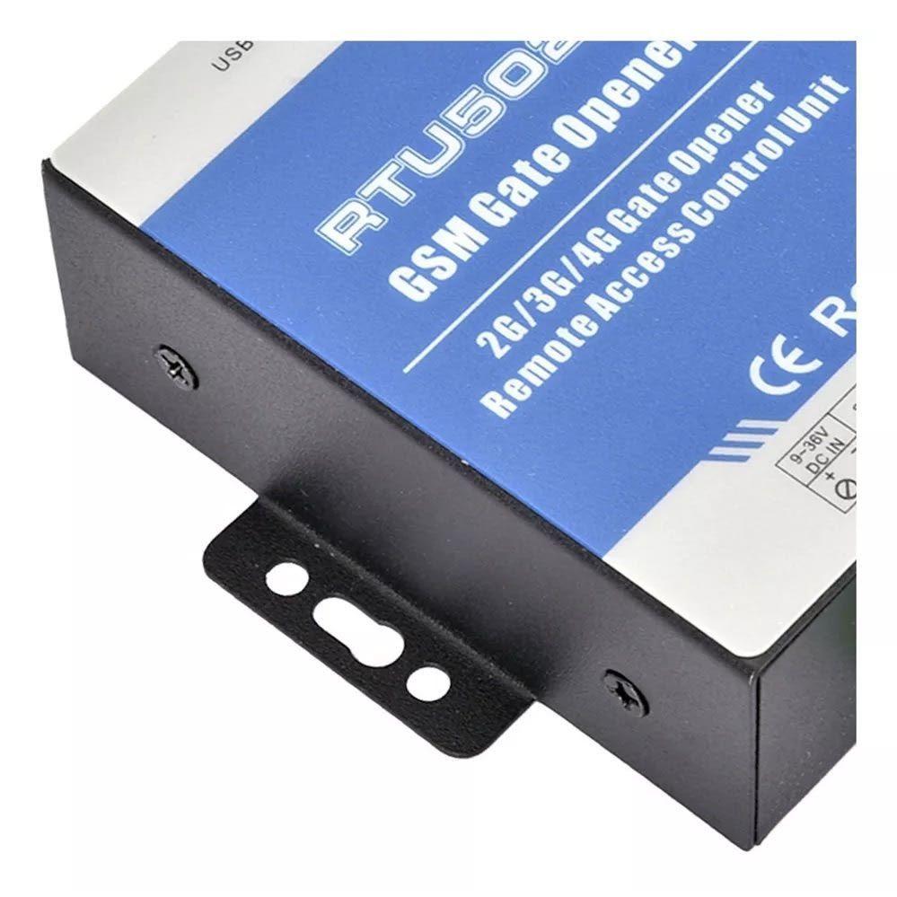 Relé abre portón celular y central alarma 4G RTU5025-3