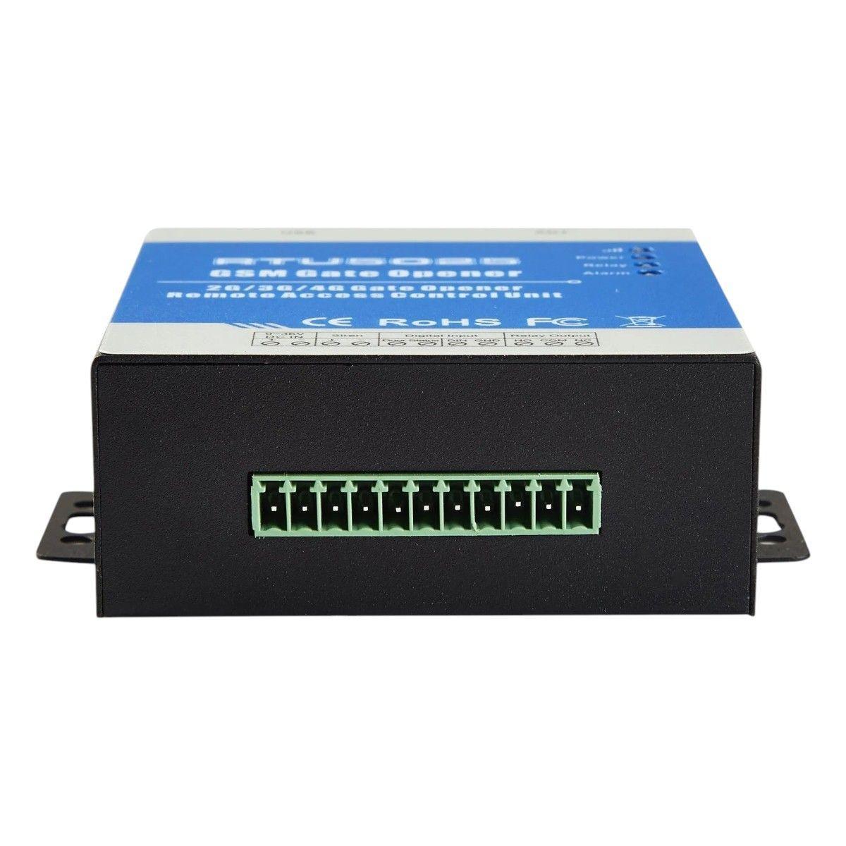 Relé abre portón celular y central alarma 4G RTU5025-4