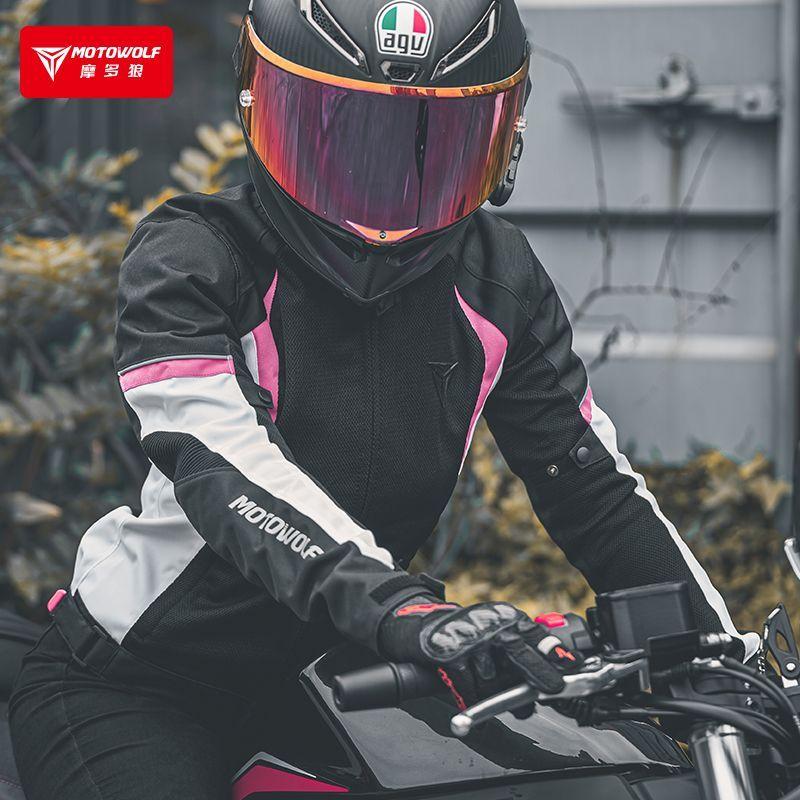 Chaqueta de motociclismo Para Mujer Motowolf Oxford 610D 0517-PK-5