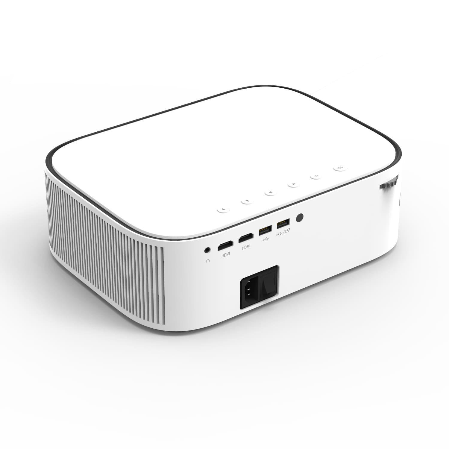 Proyector Led Android WiFi 500ANSI 9000 lúmenes Full HD 1080p AAO YG550-3