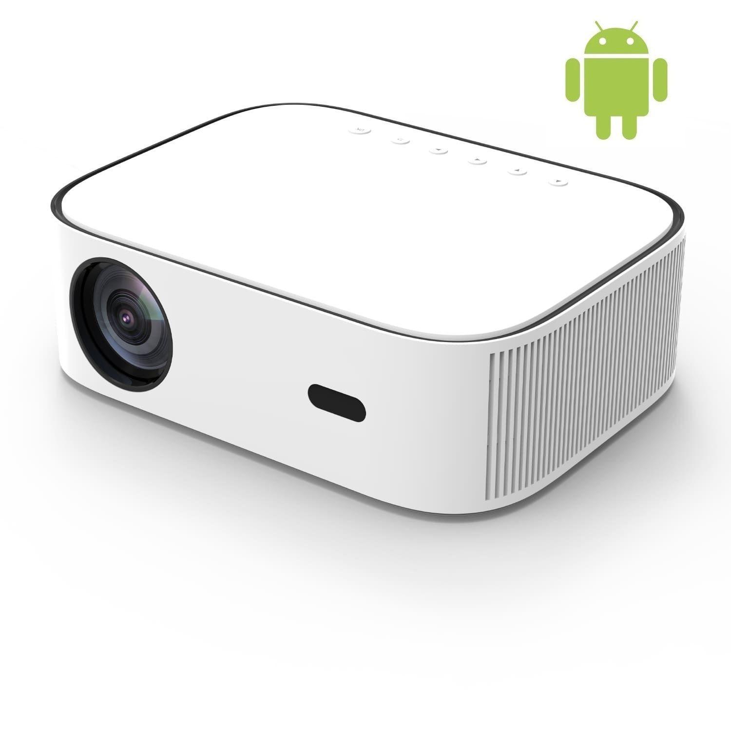 Proyector Led Android WiFi 500ANSI 9000 lúmenes Full HD 1080p AAO YG550-2