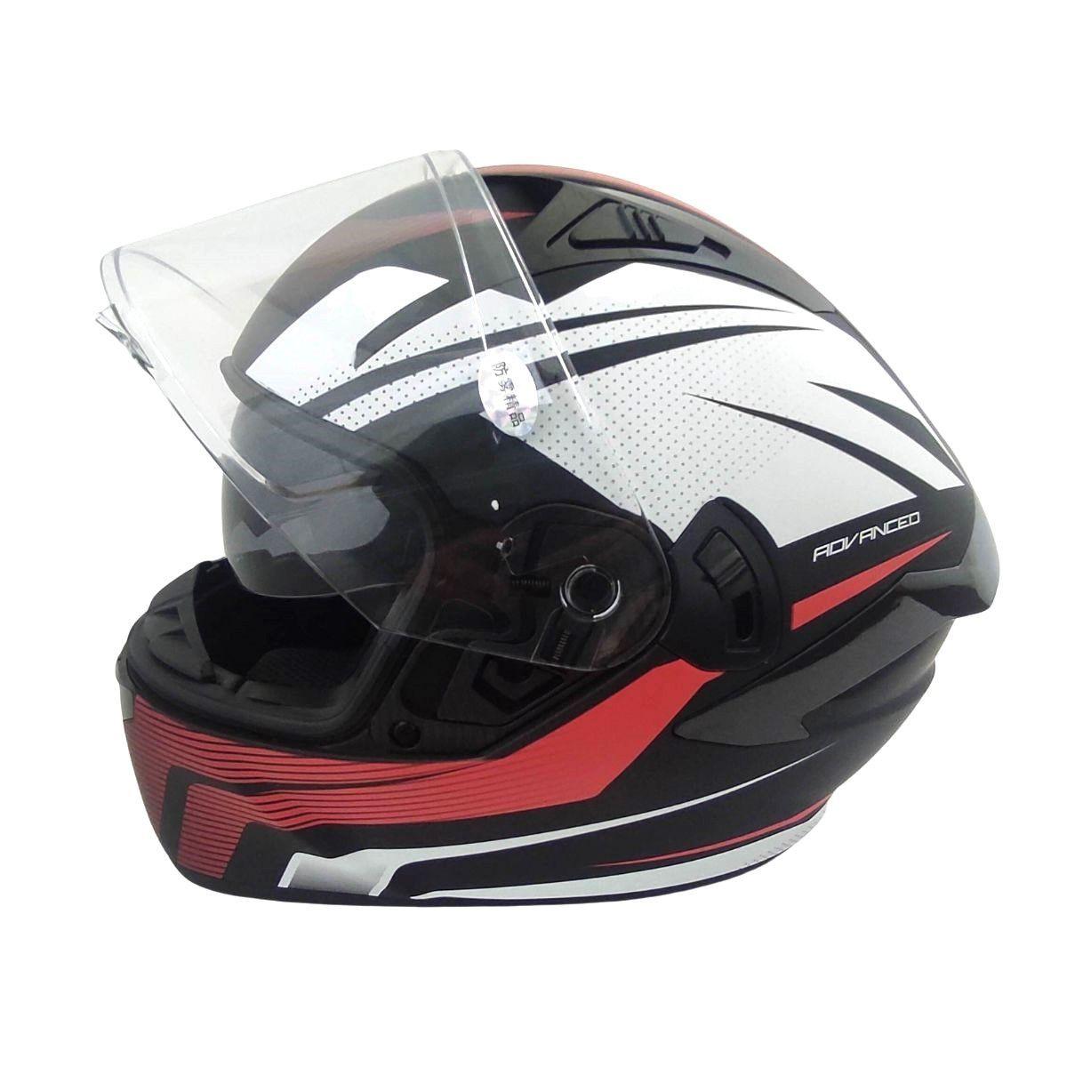 Casco De Protecci n Para Motociclismo Motowolf MDL0101 Red Arrow-1