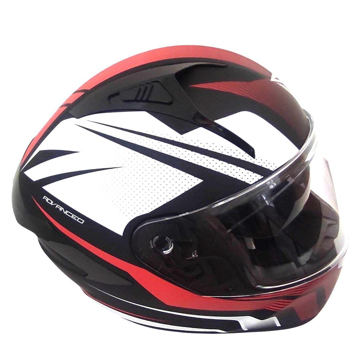 Casco De Protecci n Para Motociclismo Motowolf MDL0101 Red Arrow-5