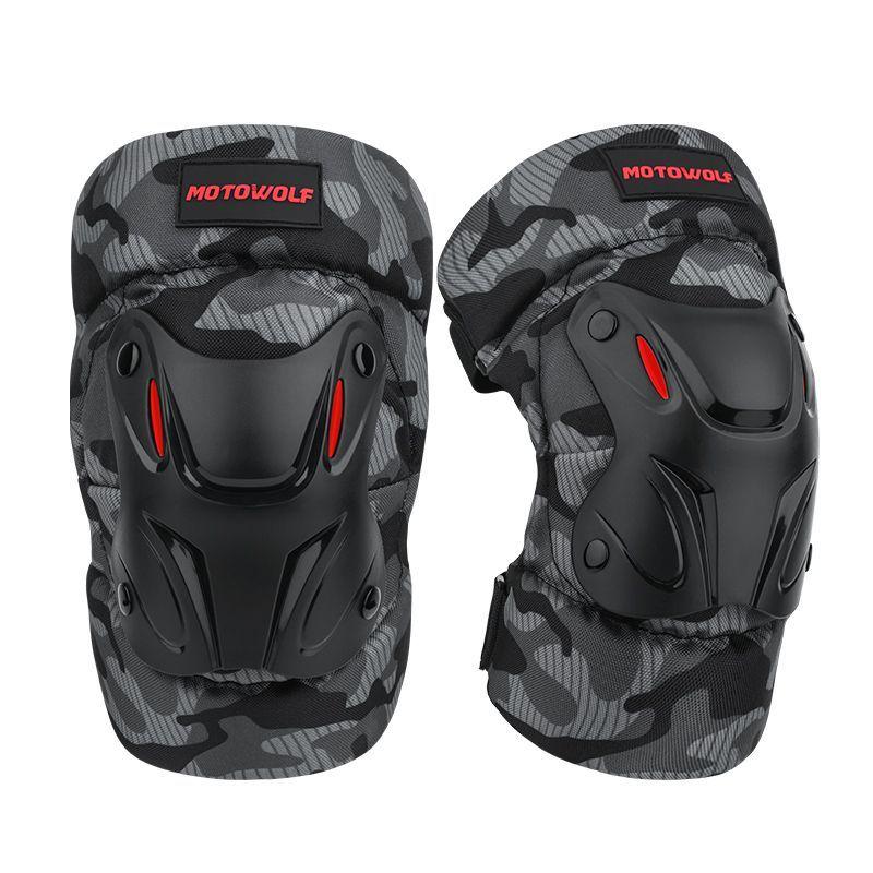 Rodilleras y Coderas para motociclismo Motowolf 1010 Camuflaje-2