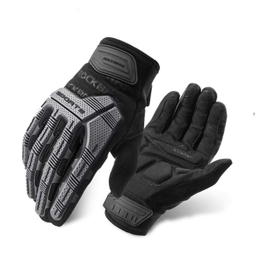 Guantes ciclismo motociclismo Rockbros S210BK Touch-1