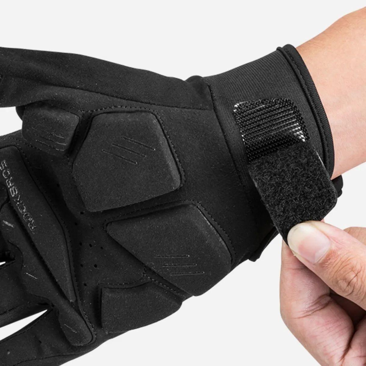 Guantes ciclismo motociclismo Rockbros S210BK Touch-3