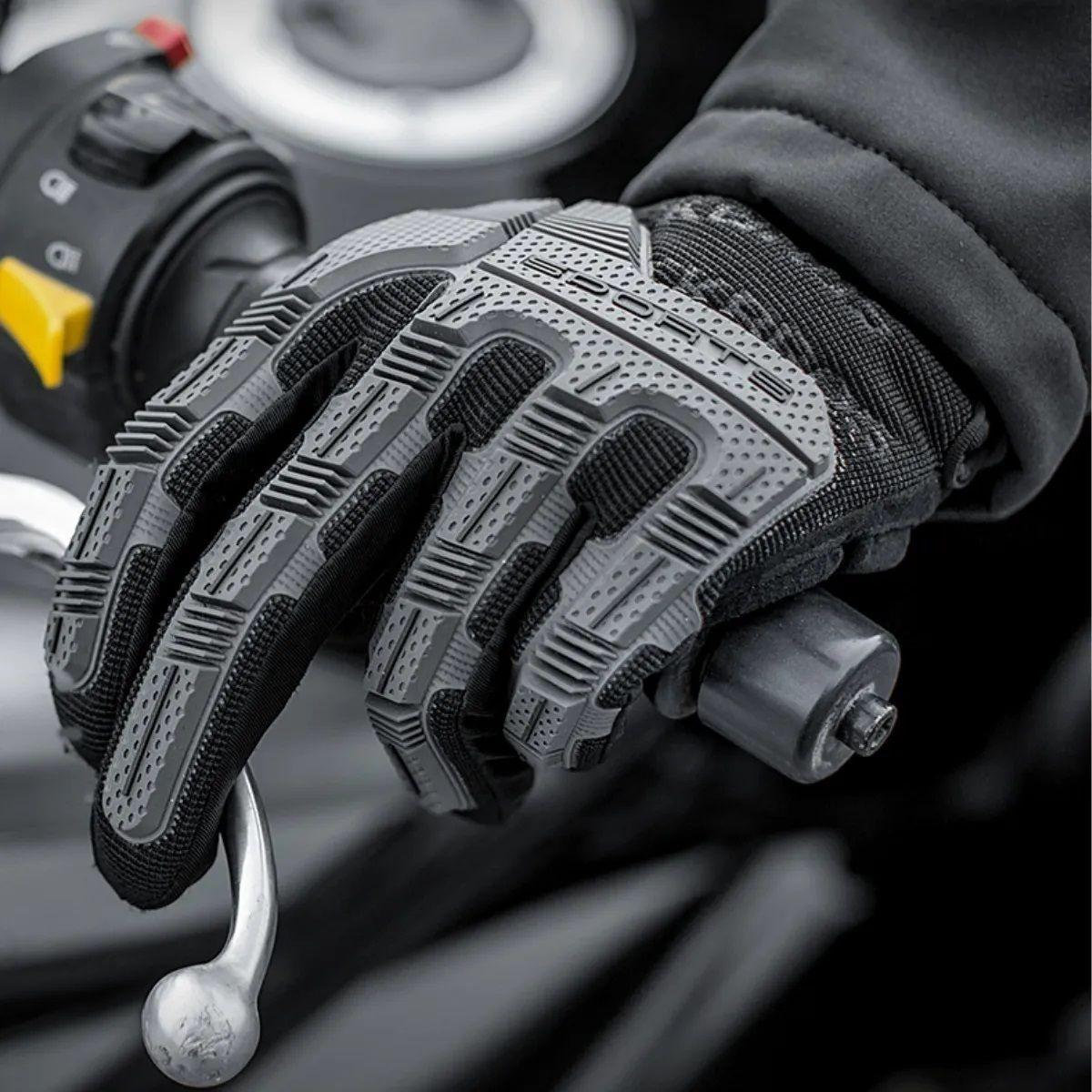 Guantes ciclismo motociclismo Rockbros S210BK Touch-5