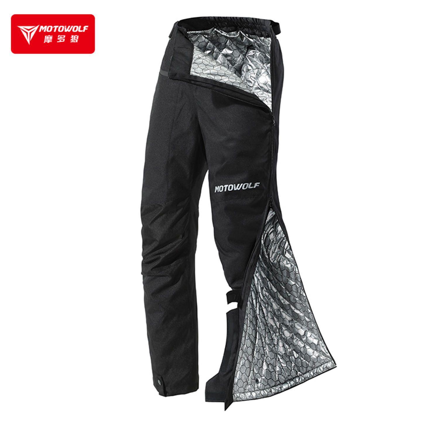 Pantalones de motociclismo térmicos con calefactor Motowolf 0612-3