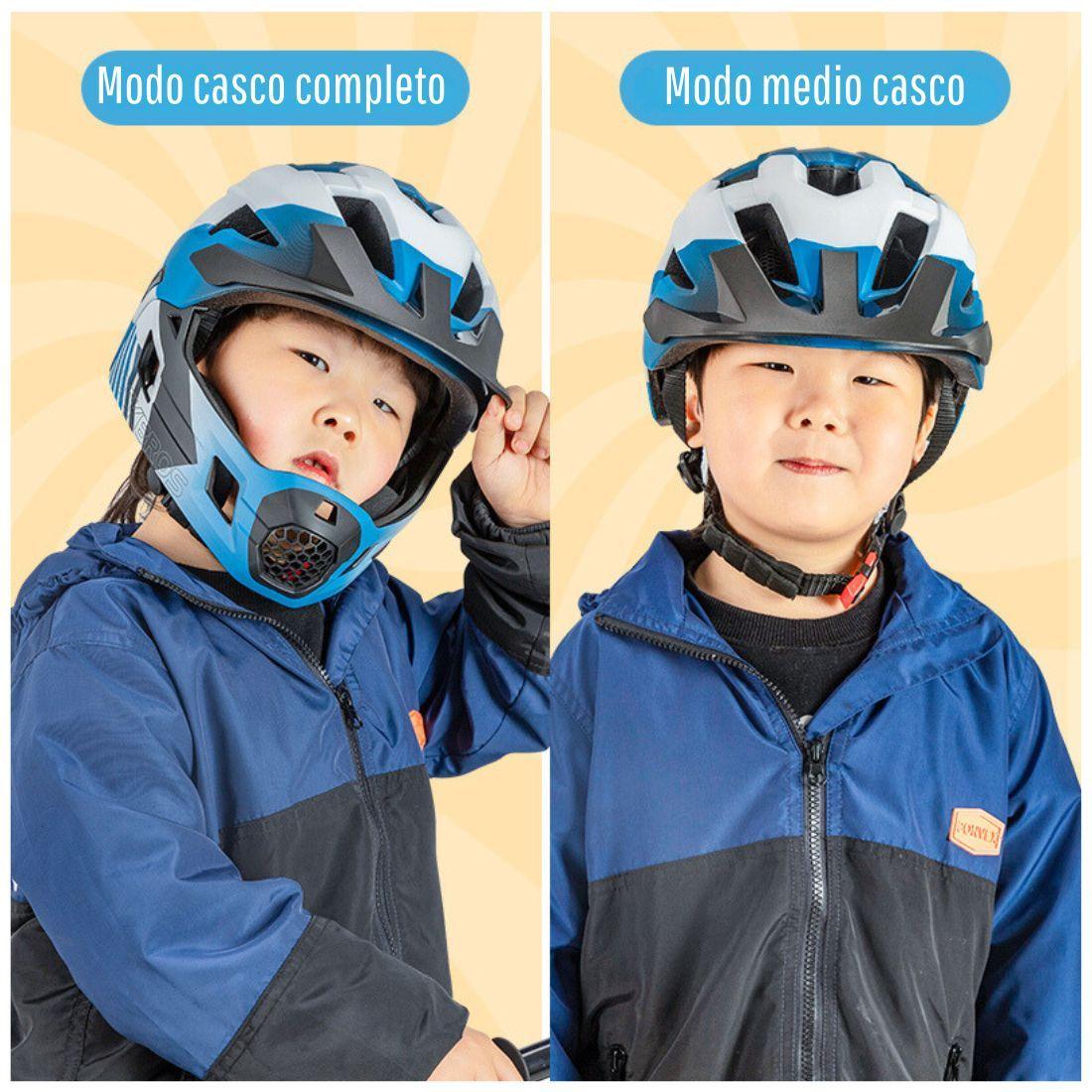 Casco ciclismo infantil Rockbros TS-061 - azul-4