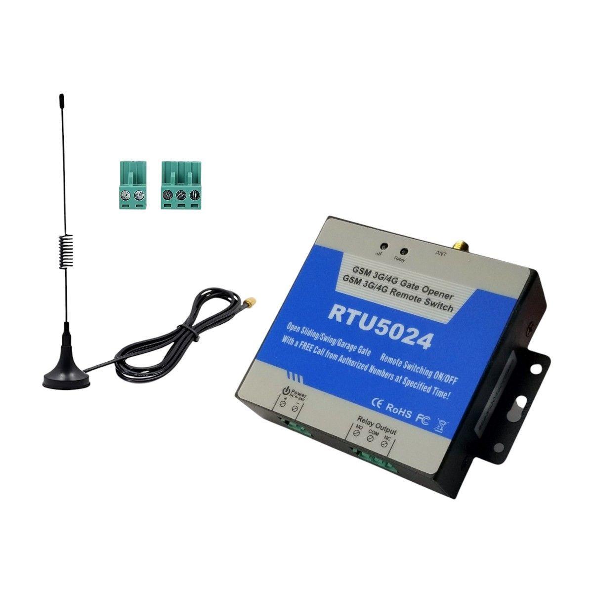 Rele abre portón celular remoto 4G RTU5024-2