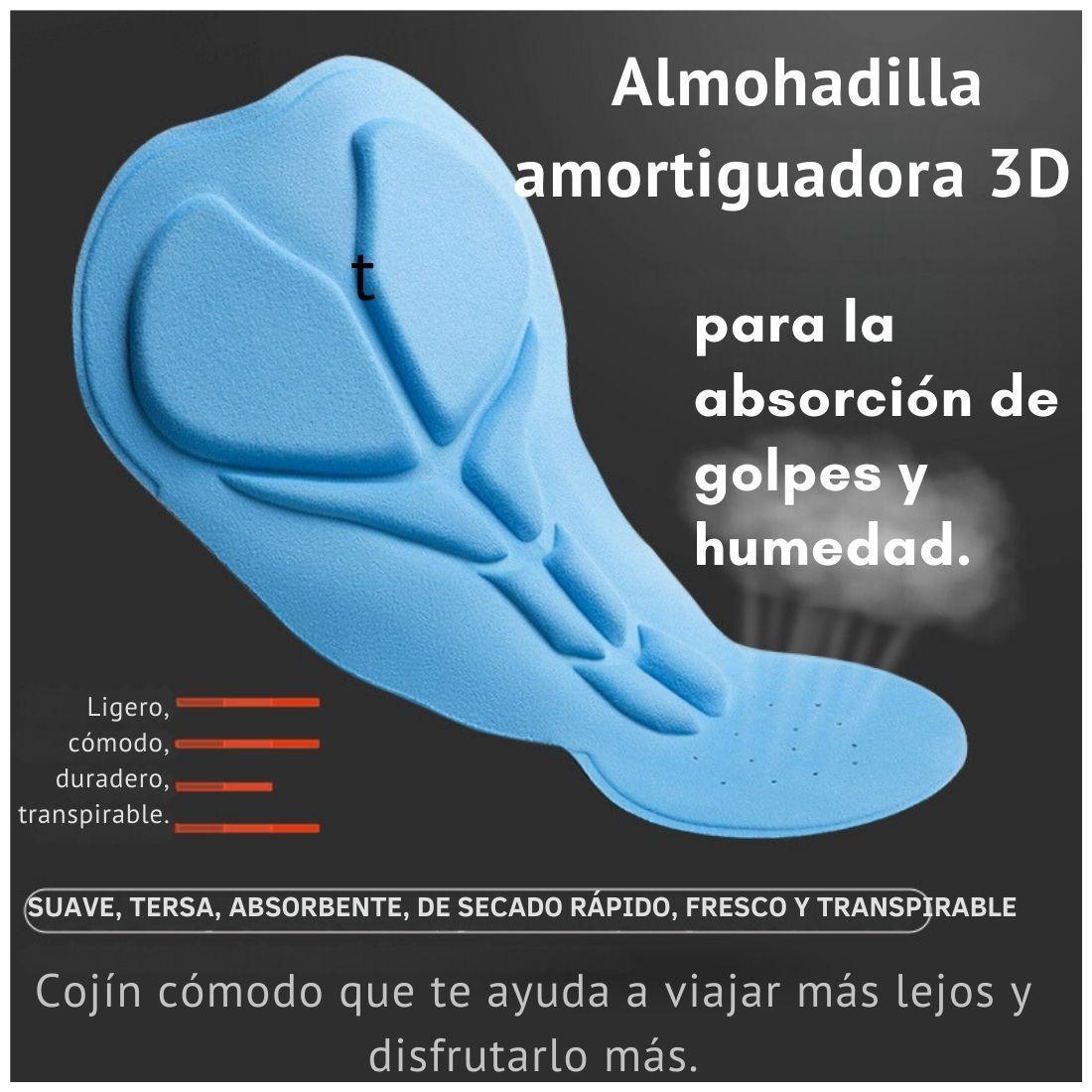 Calza corta short ciclismo hombre Rockbros RK1009D-4