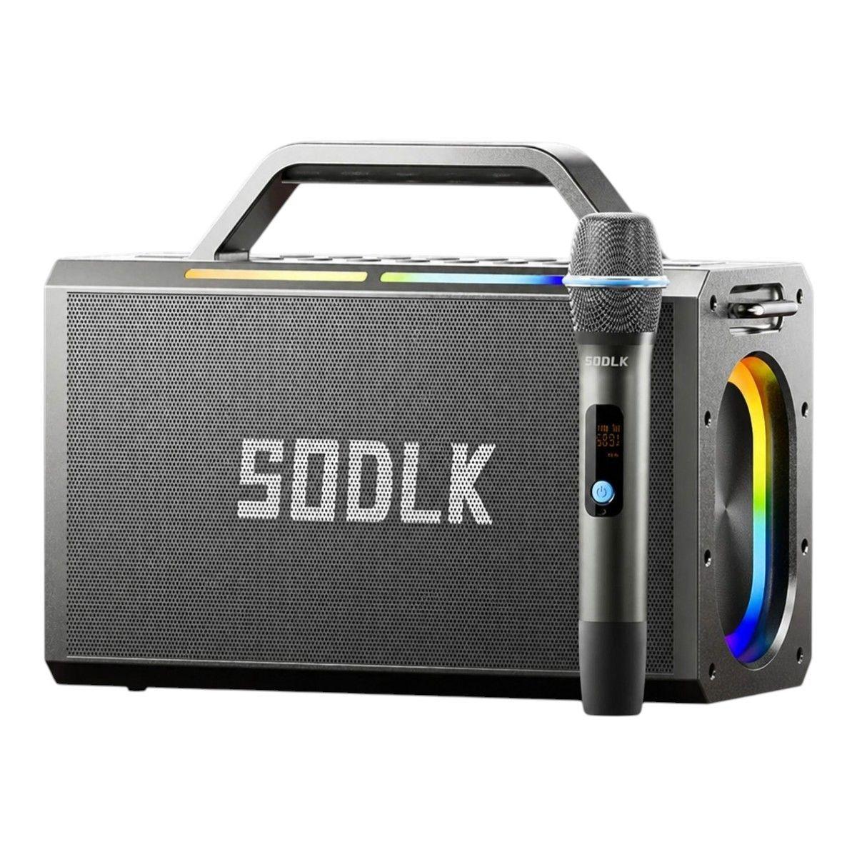 Parlante Altavoz Bluetooth 5.0 Karaoke 1Mic 200W 24mAh IPX3 TWS SODLK S1115-0