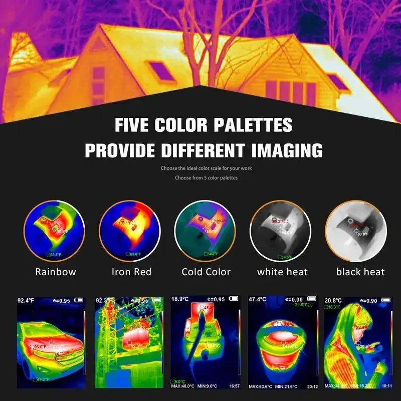 Cámara Termográfica Profesional Recargable Wifi Hti HT-06 256X192-5