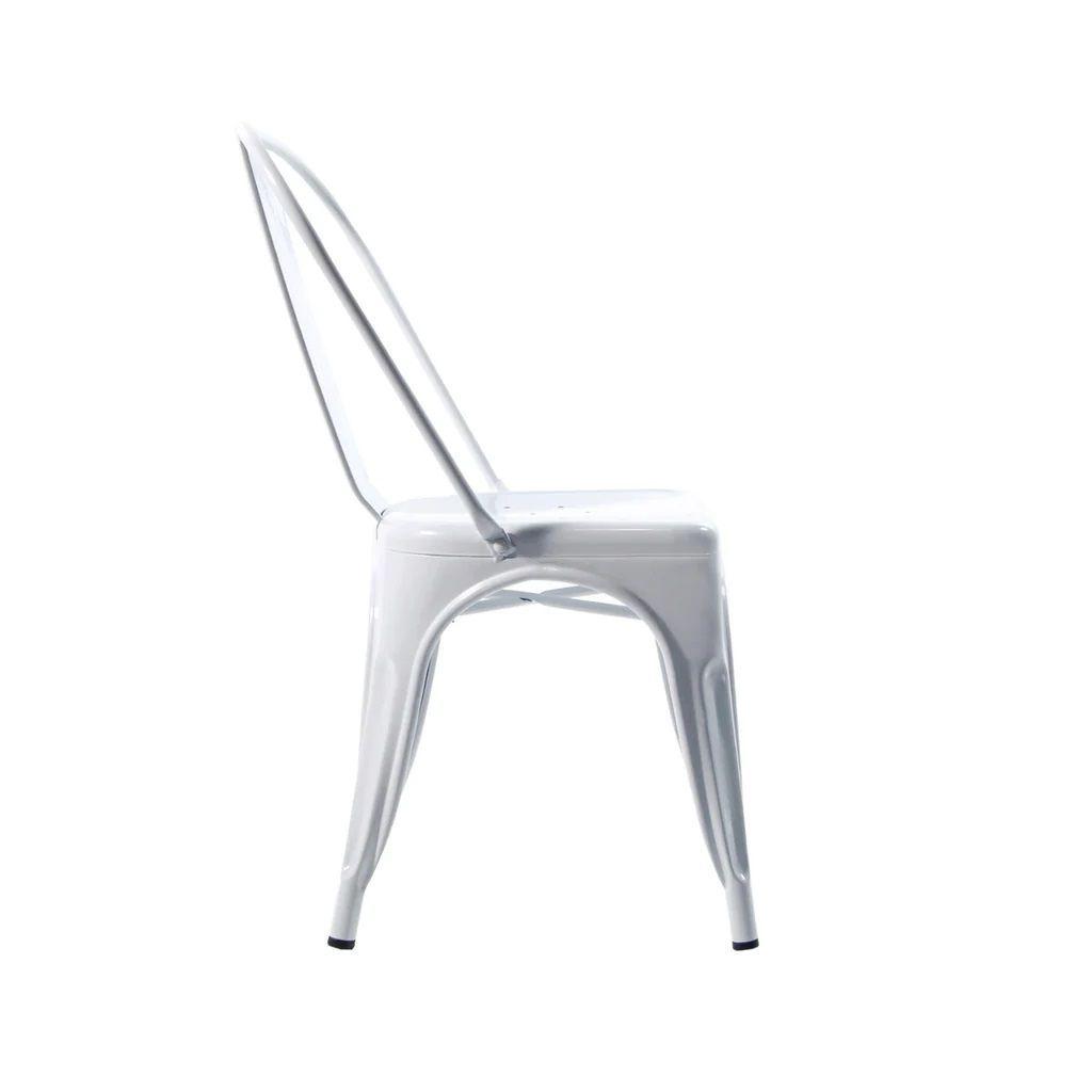 	Silla Metal Tolix para Comedor Bar LF5-01 - BLANCA-3