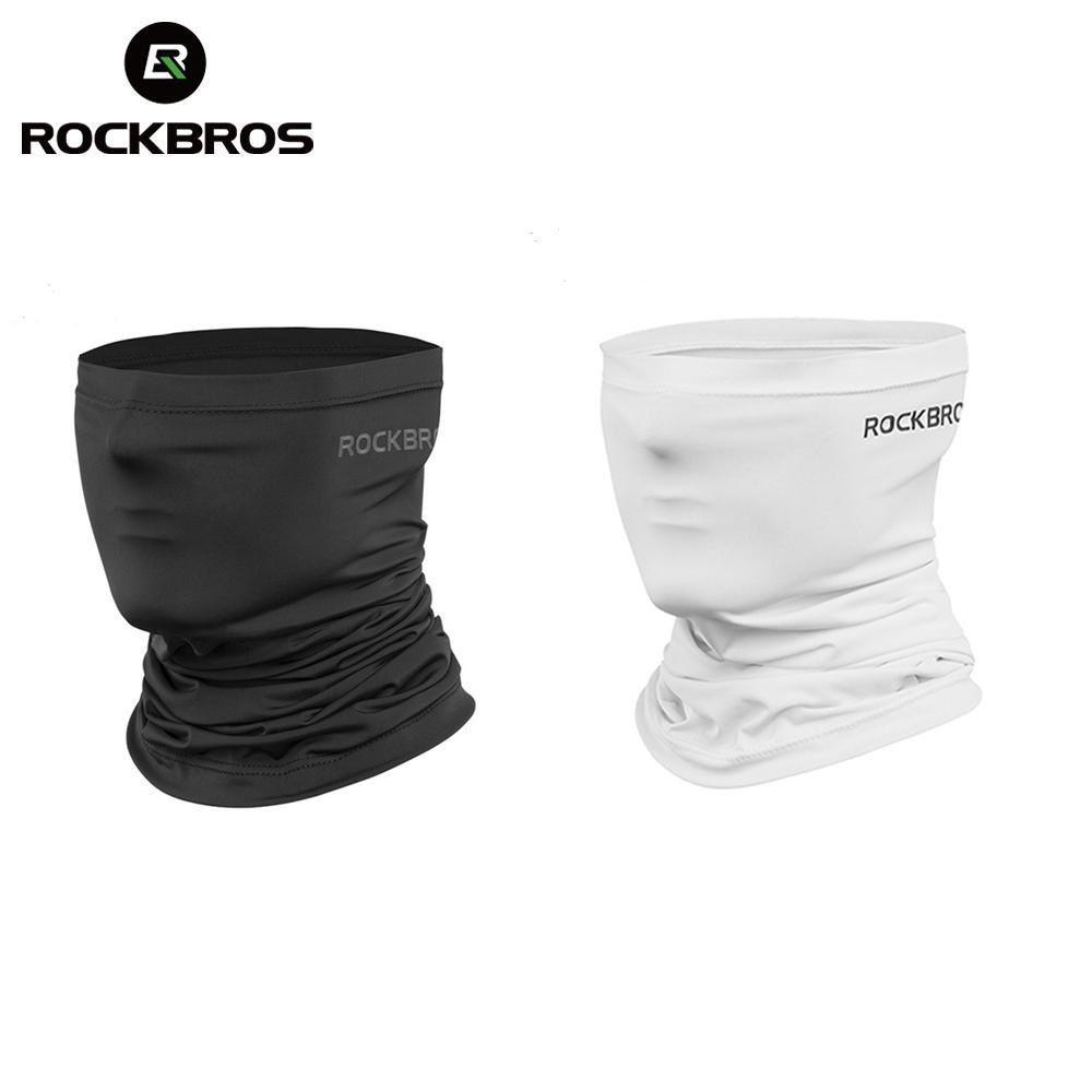 Cuello, Mascara, bandana elástica ciclismo, deportes Rockbros WB-001 - Negro-1