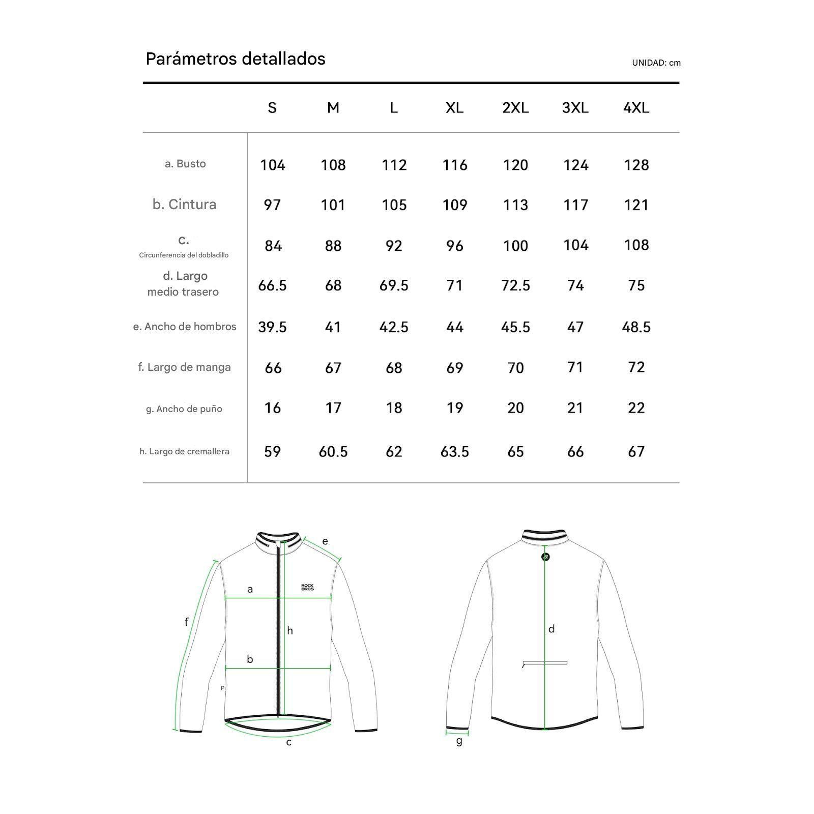 Chaqueta Ciclismo Hombres Reflectante Impermeable ROCKBROS YPW068-4
