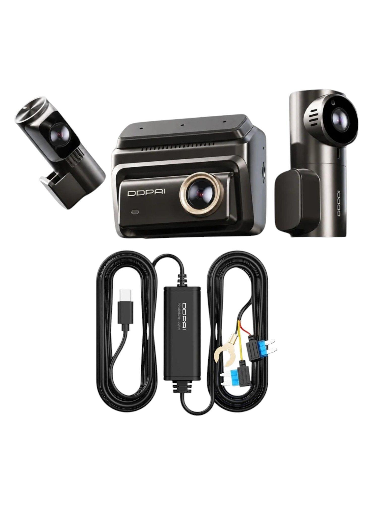 Cámara Vehícular DDPAI Z90 Pro 3CH 4K/3K/2K HDR GPS WiFi 64GB + IPS Hardware Kit-2