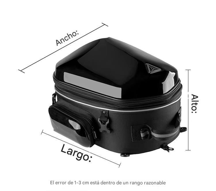 Maleta Top Case impermeable expandible para motocicleta MOTOWOLF 0705B-6