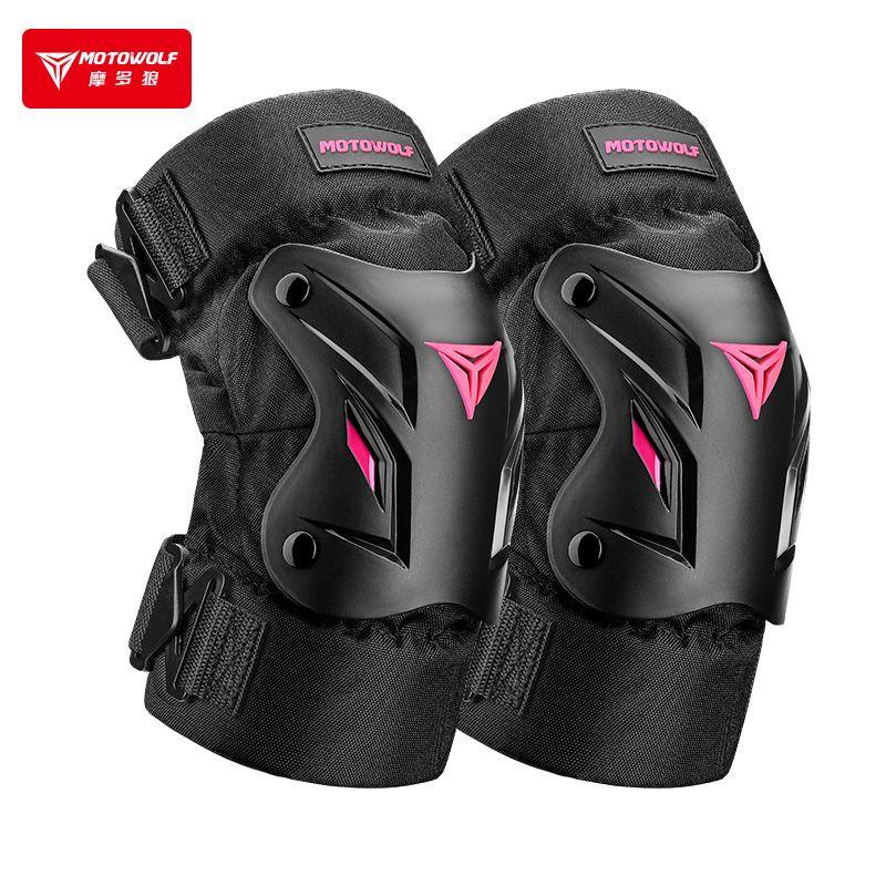 Pack de Rodilleras Cortas y Coderas para Motociclismo  Motowolf 1034HJ-P-3