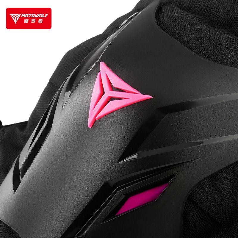 Pack de Rodilleras Cortas y Coderas para Motociclismo  Motowolf 1034HJ-P-4