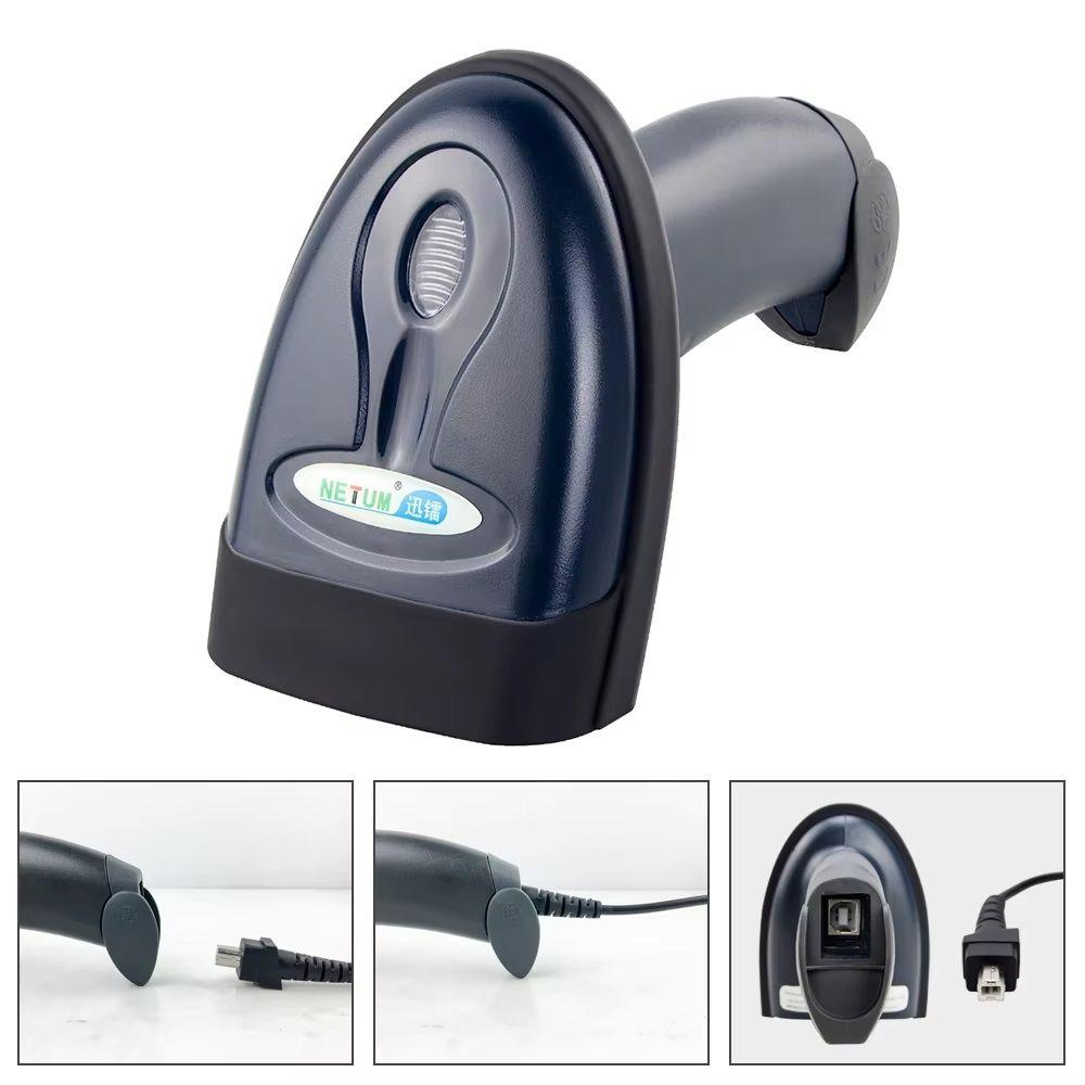 Lector de Código de Barras bluetooth 1D CCD NETUM 1228BC-4