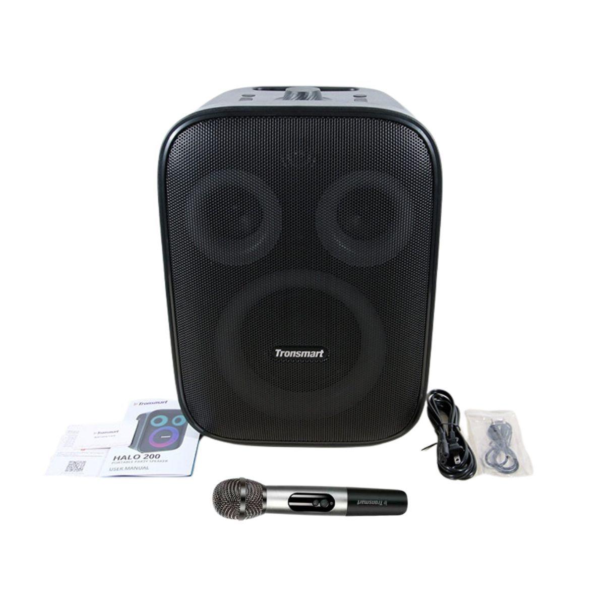 Parlante Karaoke Tronsmart Halo 200 120W 15000mAh Micrófono Inalámbrico-6