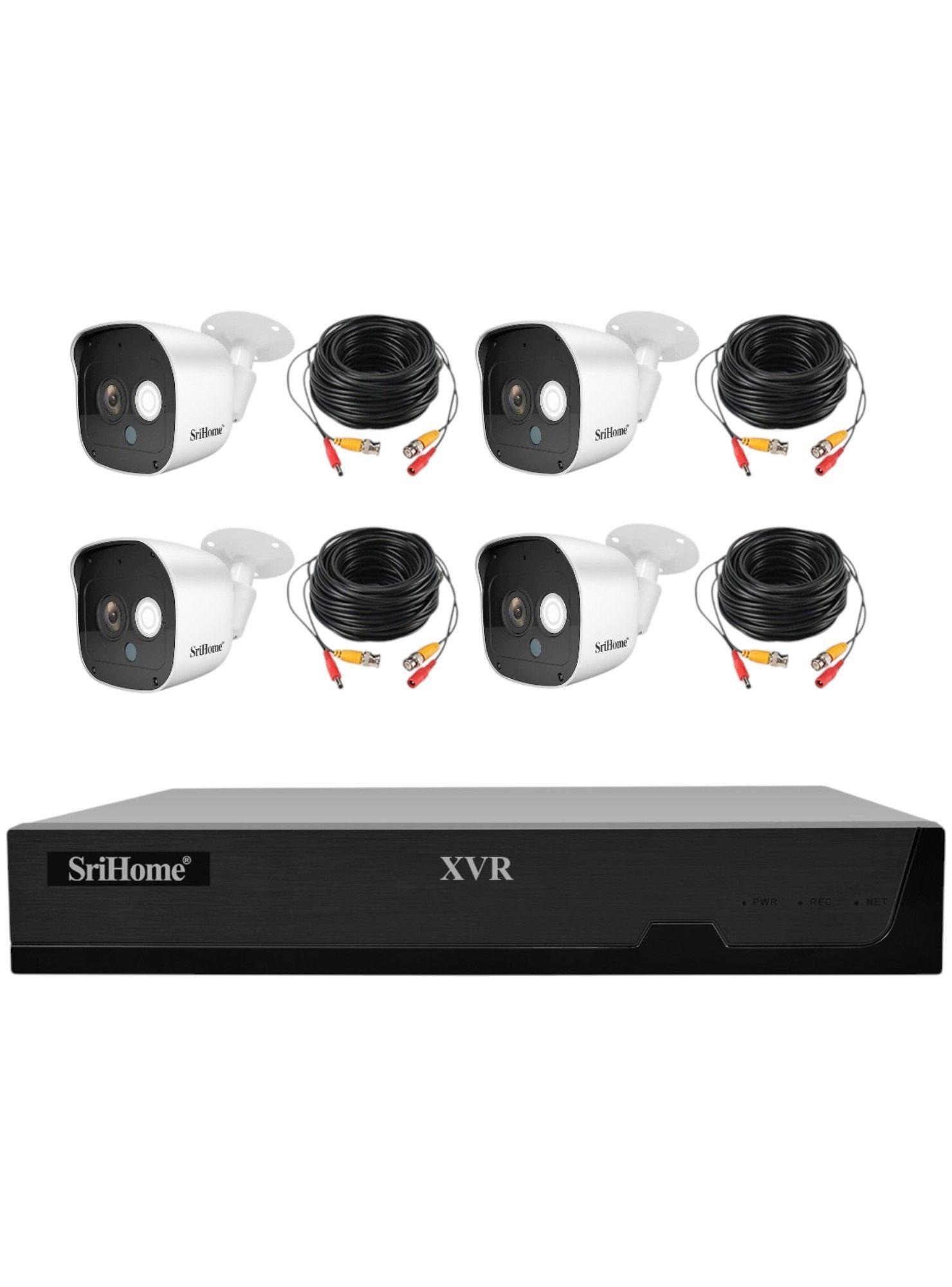 Kit XVR SriHome NVS008 4 Cámaras AH029 1080P-2