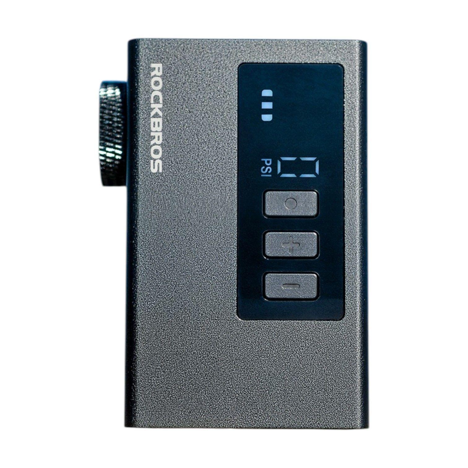 Compresor Portátil Bicicleta 150 PSI USB-C 5000mAh ROCKBROS AS240 PRO-4