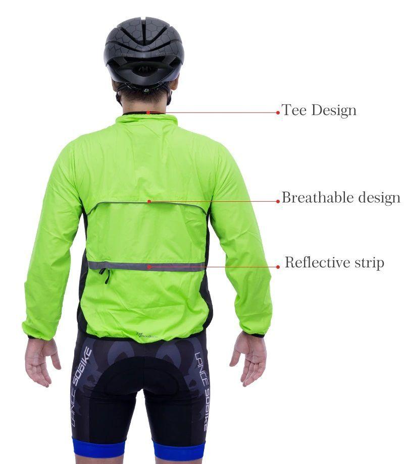 Chaqueta Cortaviento para ciclismo Rockbros YPW018G-7