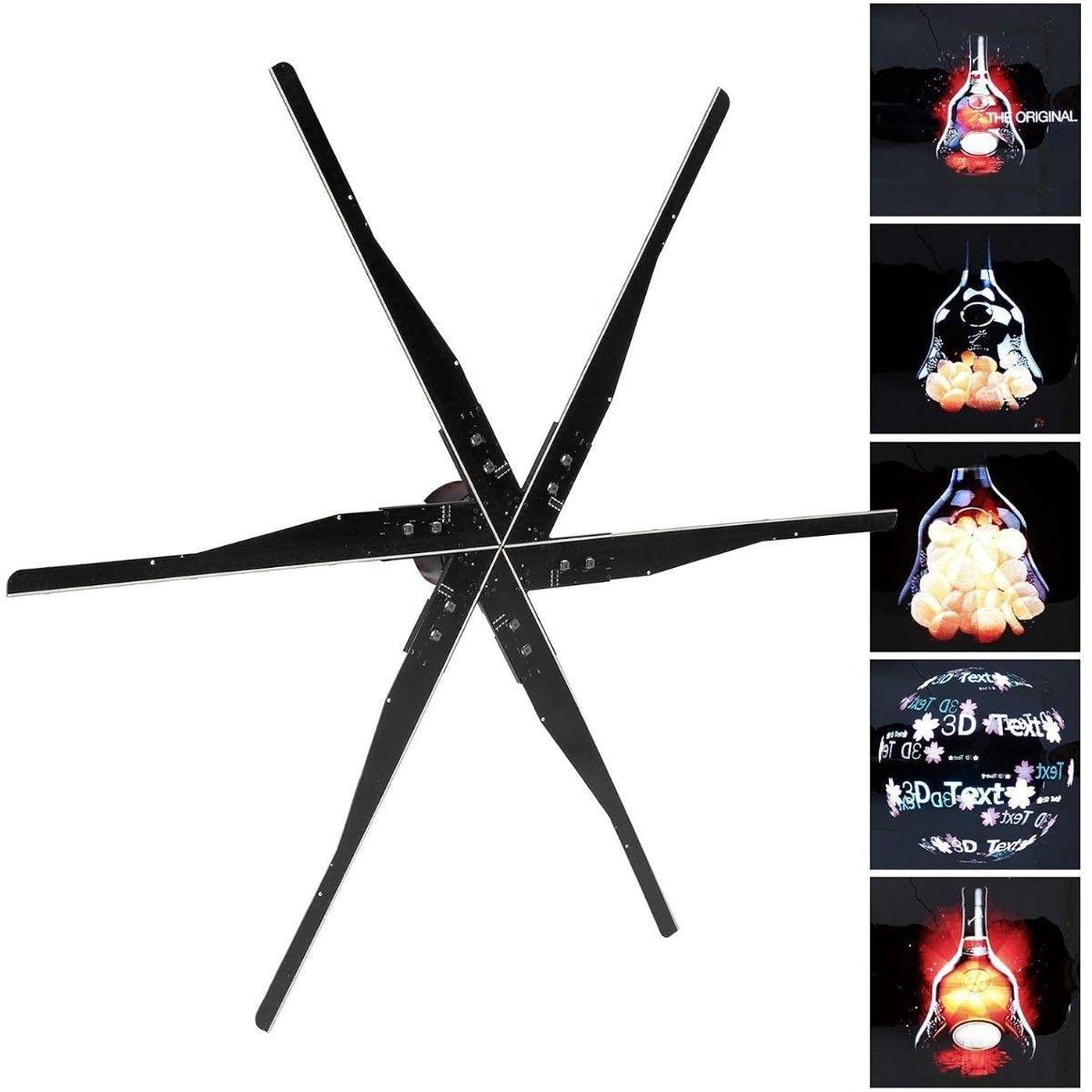Proyector de hologramas Publicitario 3D Wifi 1532p 100cm Q100-6