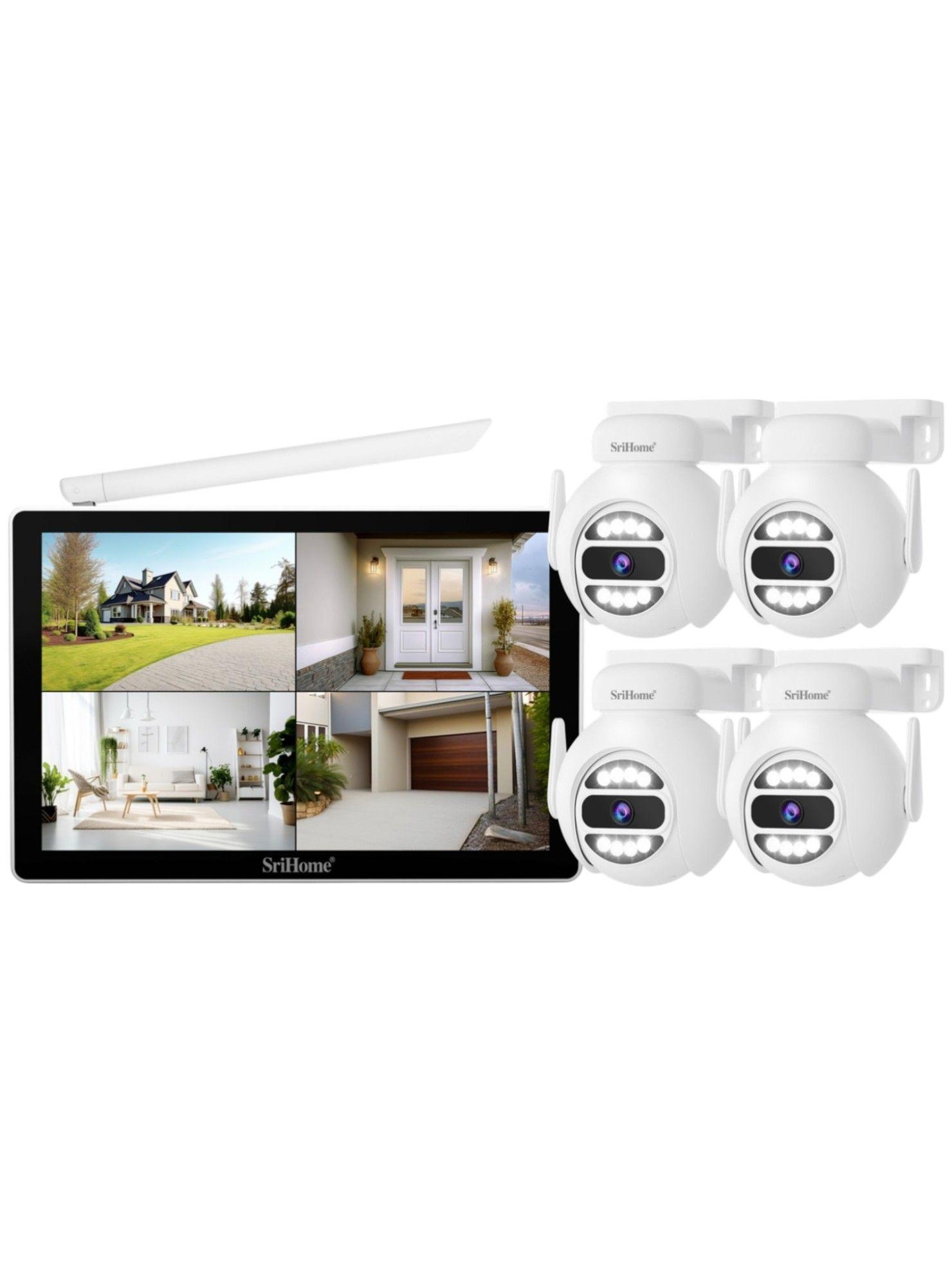 Kit NVR SriHome NVS010 4 Cámaras PTZ WiFi IPC047-3