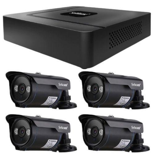 Kit NVR Srihome: 4 camaras SP007 + NVR NVS003 16CH-1