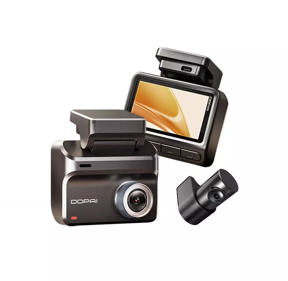 Cámara de vehículo Dual 4K UHD GPS y ADAS DashCam DDPAI Z50 Pro-2