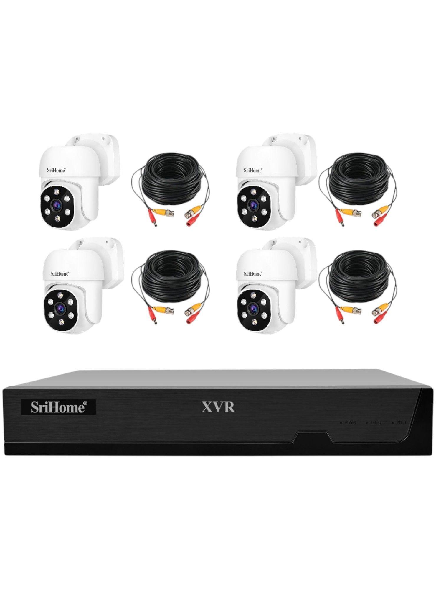 Kit XVR SriHome NVS008 4 Cámaras AHD030 PTZ-3