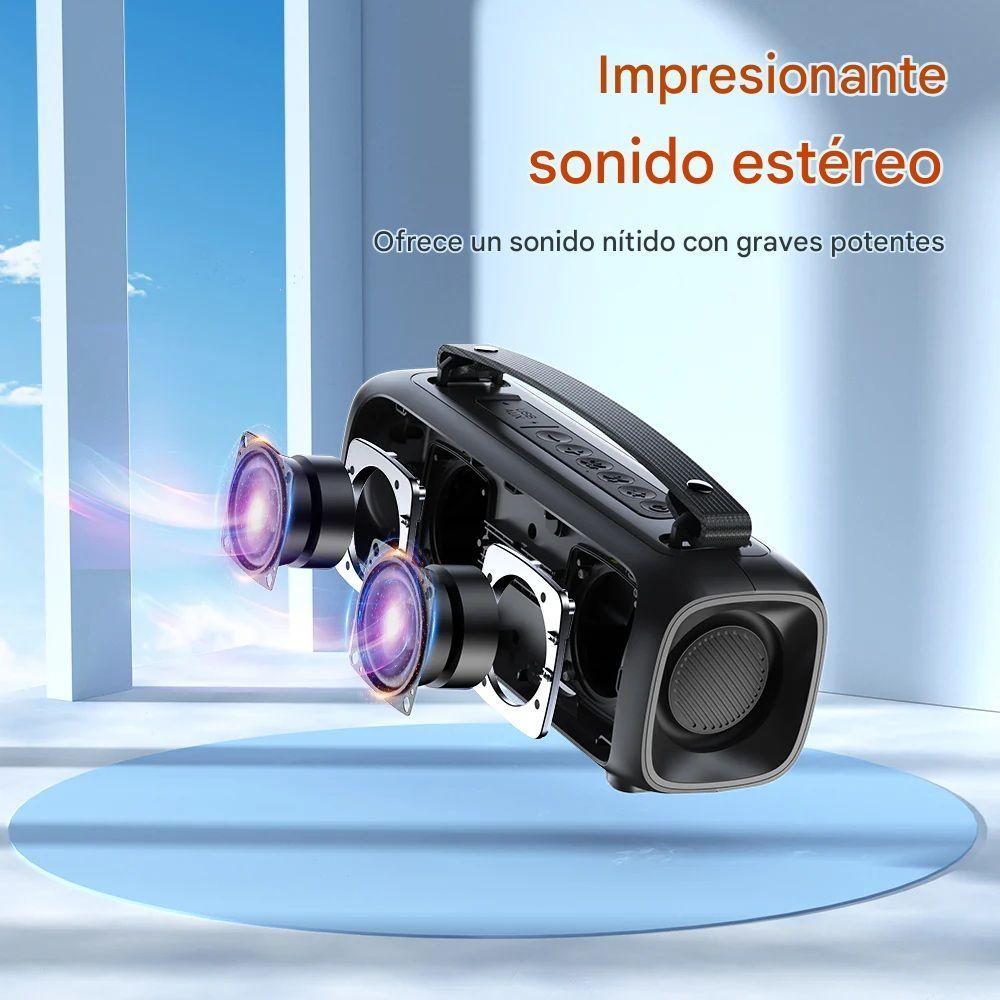 Parlante Bluetooth Sounarc P3 16W TWS IPX4 LED 7h Outdoor 5.1-3
